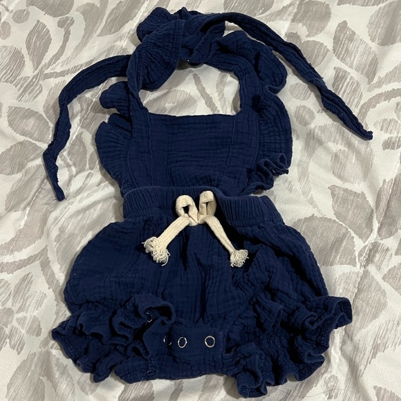 Other - Baby Navy Blue Romper
